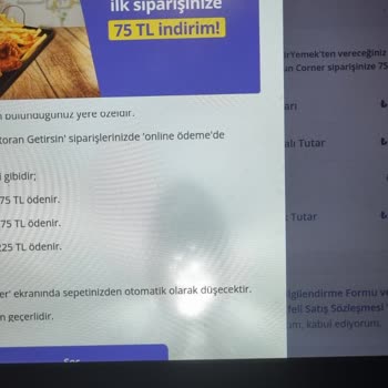 GetirYemek Kampanya Üzerinden Problem