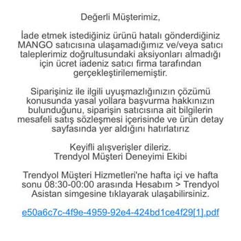 Trendyol İade Ürünlerimi Kaybetti
