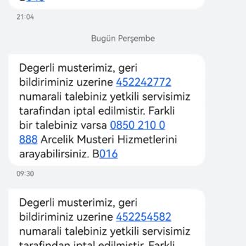 Arçelik Pişmanlıktır Tavsiye Edilmez
