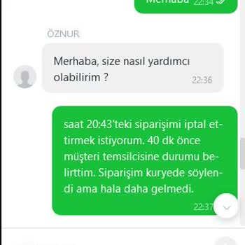 Köfteci Yusuf Antalya Şubesi 2 Saat Gelmeyen Sipariş
