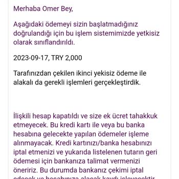 Enpara Kredi Kartımdan Bilgim Dışında Para Çekilmiştir