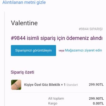 Sevgilimehediyem.com Kargo Siparişi Gecikmesi