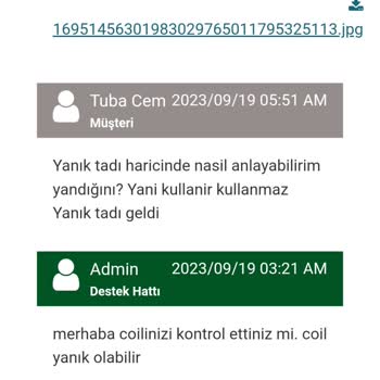 Buharkeyf Bozuk Ürün Yolladı