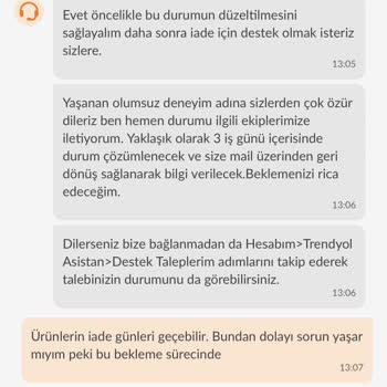 Trendyol Ürünleri İade Edemiyorum