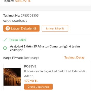 Trendyol Ürünleri İade Edemiyorum