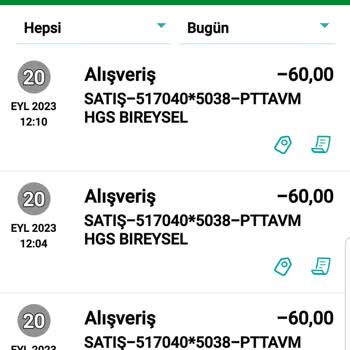 PttAVM HGS Bakiyesinin Yüklenmemesi. Bank Dekontları Elimizde