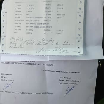 BOTAŞ L. N. G İşletmeleri Marmara Ereğlisi Tekirdağ