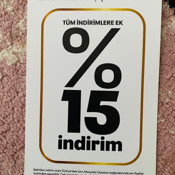 Altınyıldız Classics İndirim Kodu Çalışmıyor