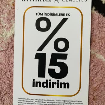 Altınyıldız Classics İndirim Kodu Çalışmıyor