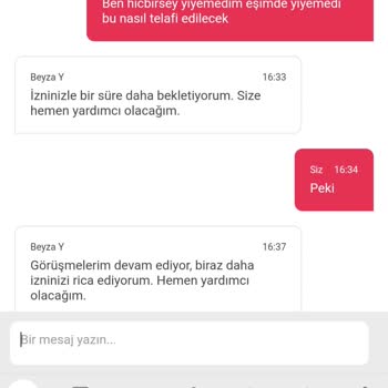 Yemek Sepeti Ücret İadesi Kabul Etmiyor
