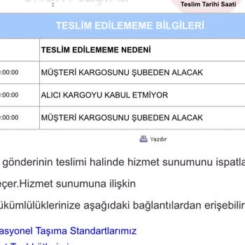 Aras Kargo'nun Yalan Beyanı
