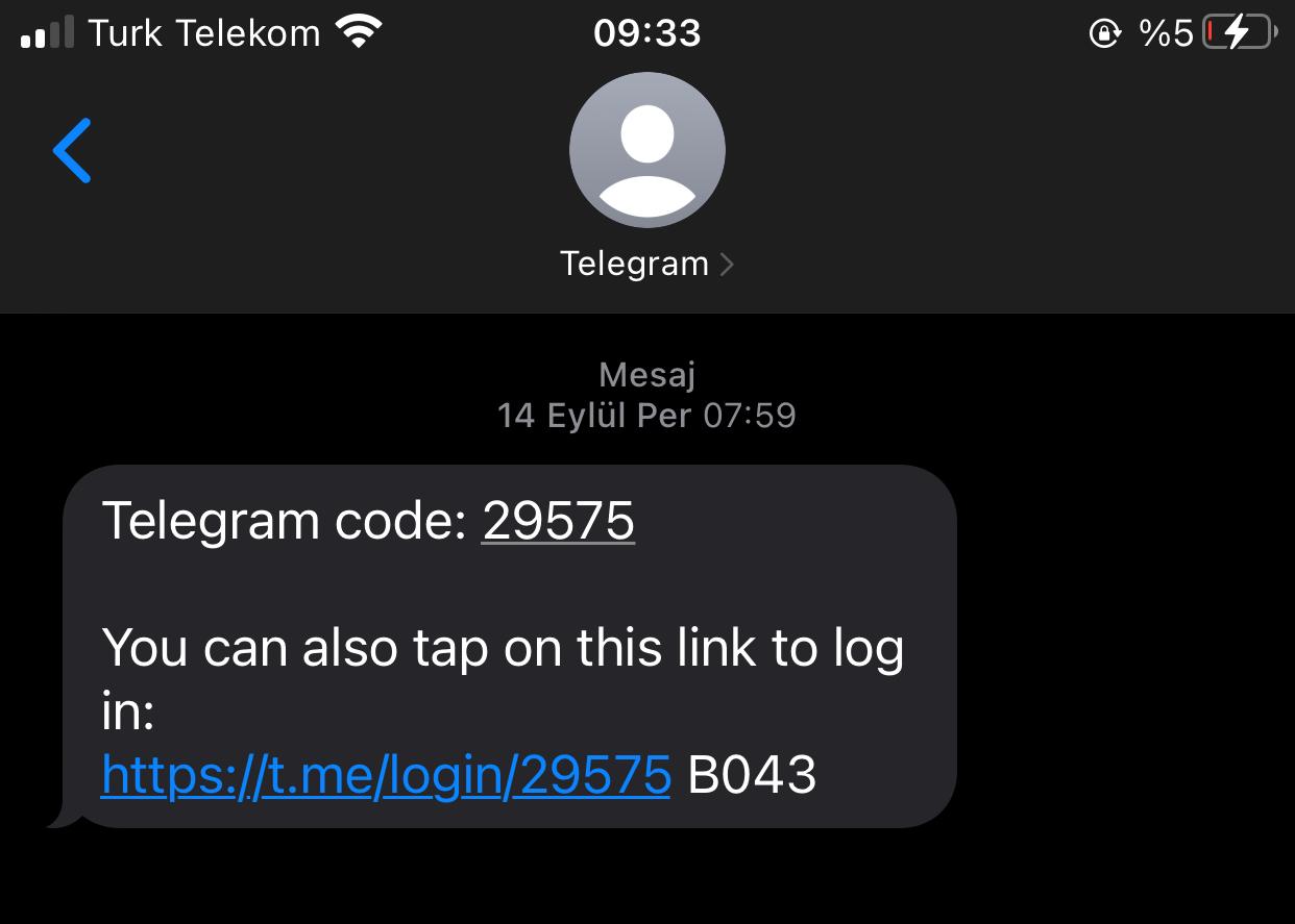 Telegram Hesabm Olmad Halde Bana Onay Kodu Geldi - ikayetvar