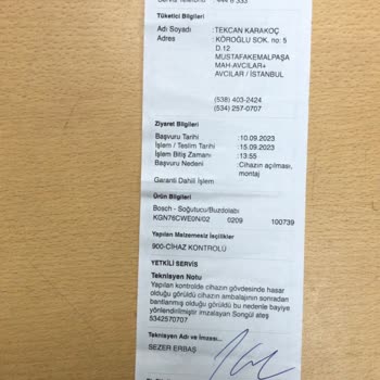 Bosch Hasarlı Çizik Ürün