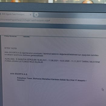 Axa Sigorta Provizyon Yapmamakta 3. Gündür.