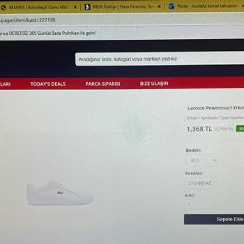 Vaphil.com Ürünü Doğru Yollamadı!