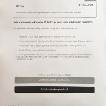 Carvak'ın Ön Fiyatlama Teklifinin Sahte Olması