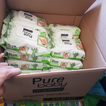 Pure Baby Organic Islak Mendil Değişmiş Kuru Sert İnce