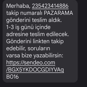 Sendeo Teslim Edilmeyen Kargo