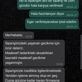 Babil (babil.com) Siparişim Teslim Edilmedi Günlerce Kargoya Verilmedi