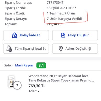 Sendeo Kargoda Kayıp Siparişi
