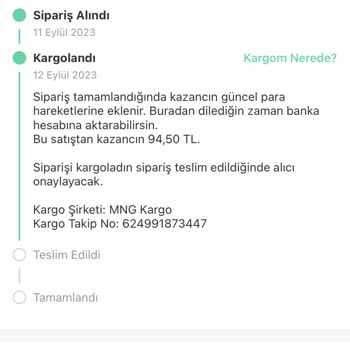 MNG Kargo Gitmeyen Kargo Ve Müşteri Memnuniyetsizliği