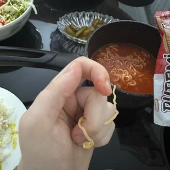 Dudomi Erişteden Kıl Çıktı