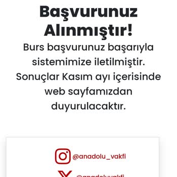 P*****a Anadolu Vakfı Başvurumun İptal Olmasını İstiyorum