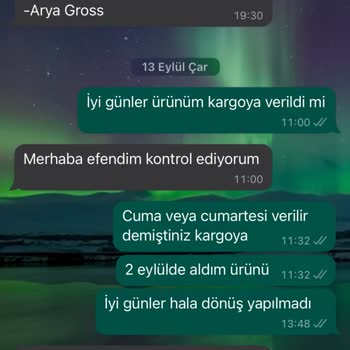 Arya Gross Ulaşamıyorum Paramı İade Etmiyorlar