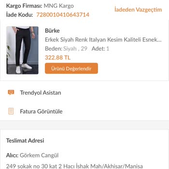 Akhisar MNG Şubesinin İade Kargoya İşlem Yapmaması