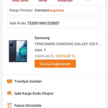 Trendyol Ücret İadesi Olmaması