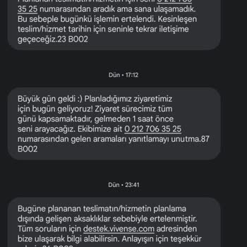 Vivense Gördüğüm En Sorumsuz Marka, Şikayetçiyim