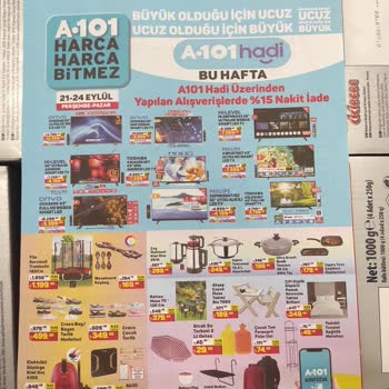 A101 Satmadığı Ürünü Broşüre Koyup Müşteri Çekiyor