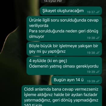 Şehri Moda Butik Alışveriş Sonrası Süreç