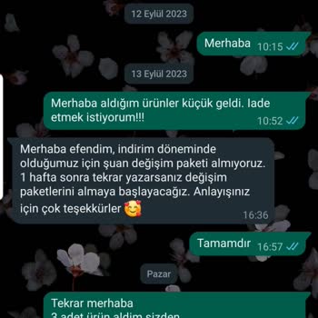 Kremlin.outlet1 (Instagram) Kremlin İade, Değişim Problemi