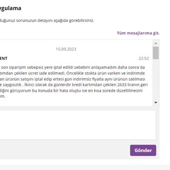Morhipo Keyfi İptal Ettiği Siparişimin Parasını 9 Gündür İade Etmiyor!