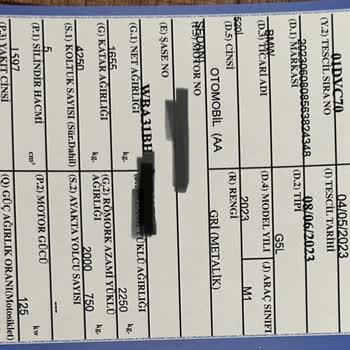 BMW Sıfır Araçtan Akü Değişim Ücreti Alınması