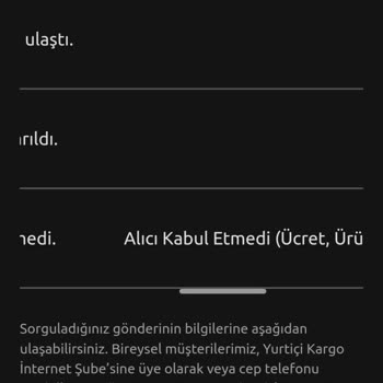 Yurtiçi Kargo Kargocu Kargomu Teslim Etmedi