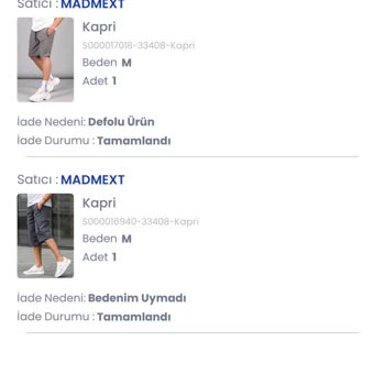 LCW Ve Madmext Satıcı İade Almıyor