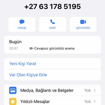 WhatsApp'tan Yabancı Numaralardan Gelen Arama Ve Mesaj