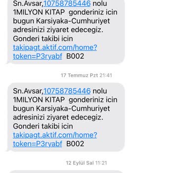 AGT Kurye (aynigunteslim.com) 3 Aydır Paketimin Teslim Edilmemesi!