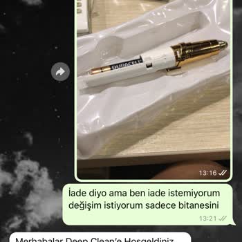 DeepClean Bozuk Ürün Gönderimi