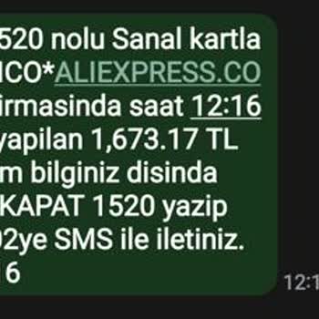 Aliexpress'te Ödeme Yaptığım Halde Ödemem Ve Siparişim Görünmemekte.