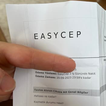 EasyCep Ödemeyi Hala Yapmadı