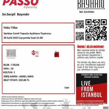 Passo Konser Giriş Çilesi