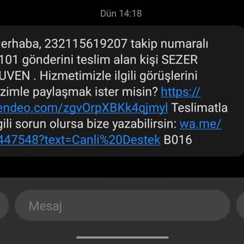 A101 Teslim Edilmeyen Kargolar