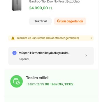 Grundig Arçelik Kusurlu Ürünün Arkasında Durmuyor...