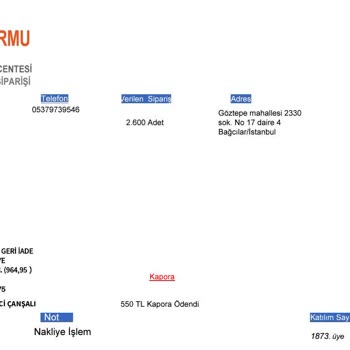 Paketlemeacentesi (Instagram) Paketleme_turkiye Tarafından Mağdur Edildim