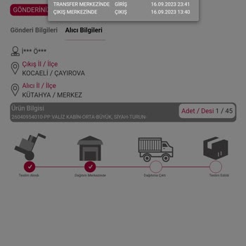 Horoz Lojistik Afyon Depo Ürünümü Getirmiyor