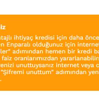 Enpara Bankası 0.99 Faizli Kredi Kampanyası Hk
