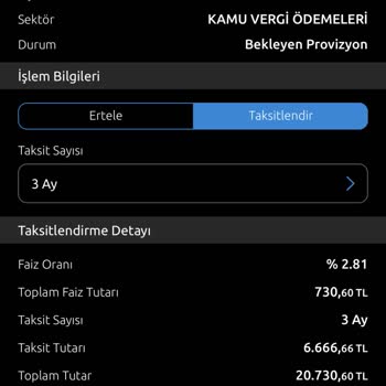 Yapı Kredi Bankası Vergi Taksitini Yapmadı!